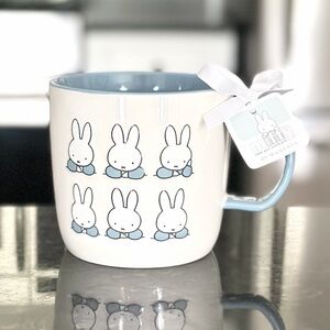 Miffy White and Blue 6 Bunnies Mug